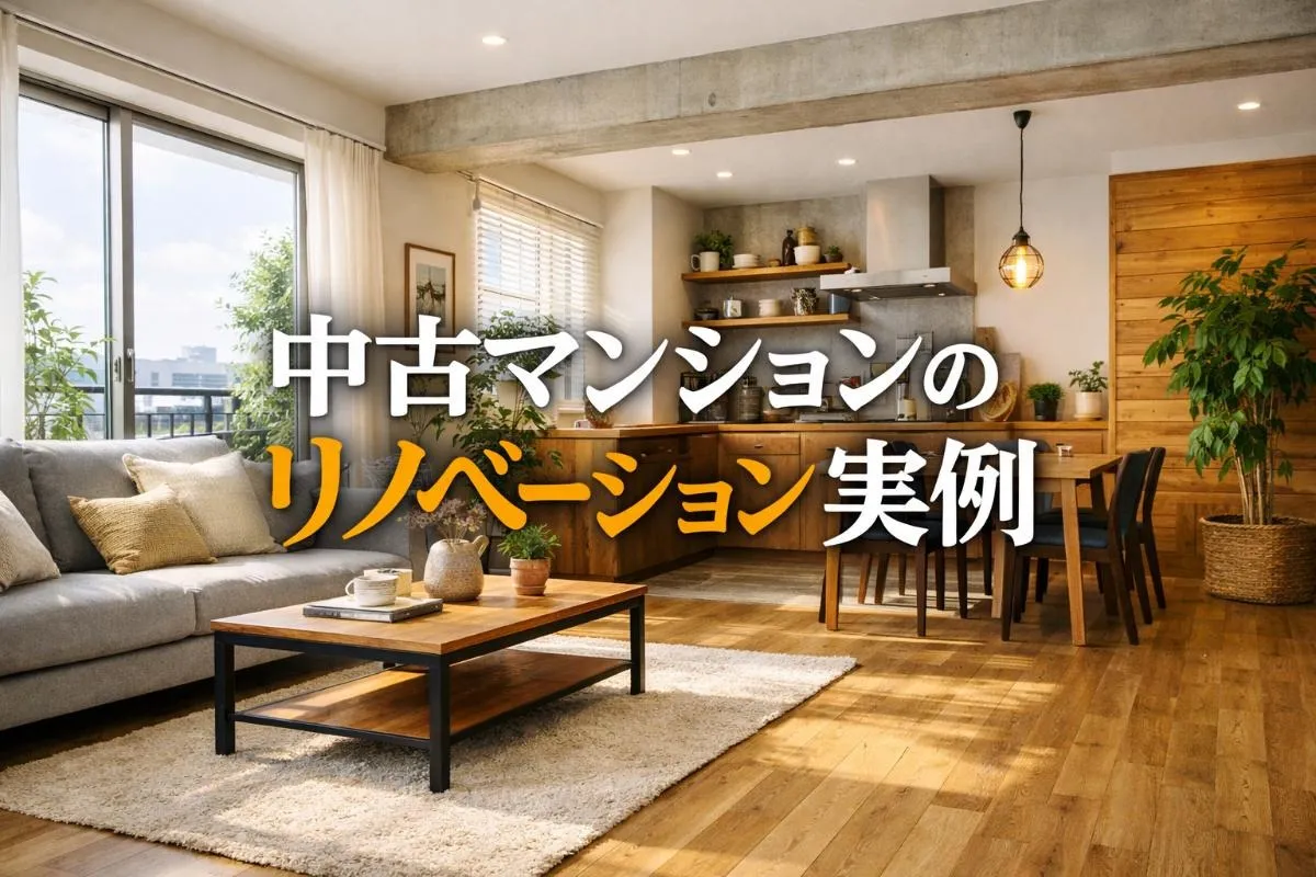 中古マンションのリノベーション実例と失敗しない選び方