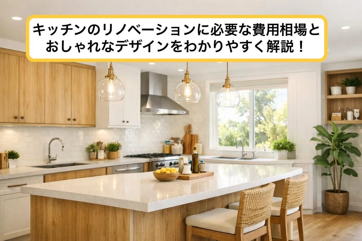 キッチンのリノベーションに必要な費用相場とおしゃれなデザインをわかりやすく解説！