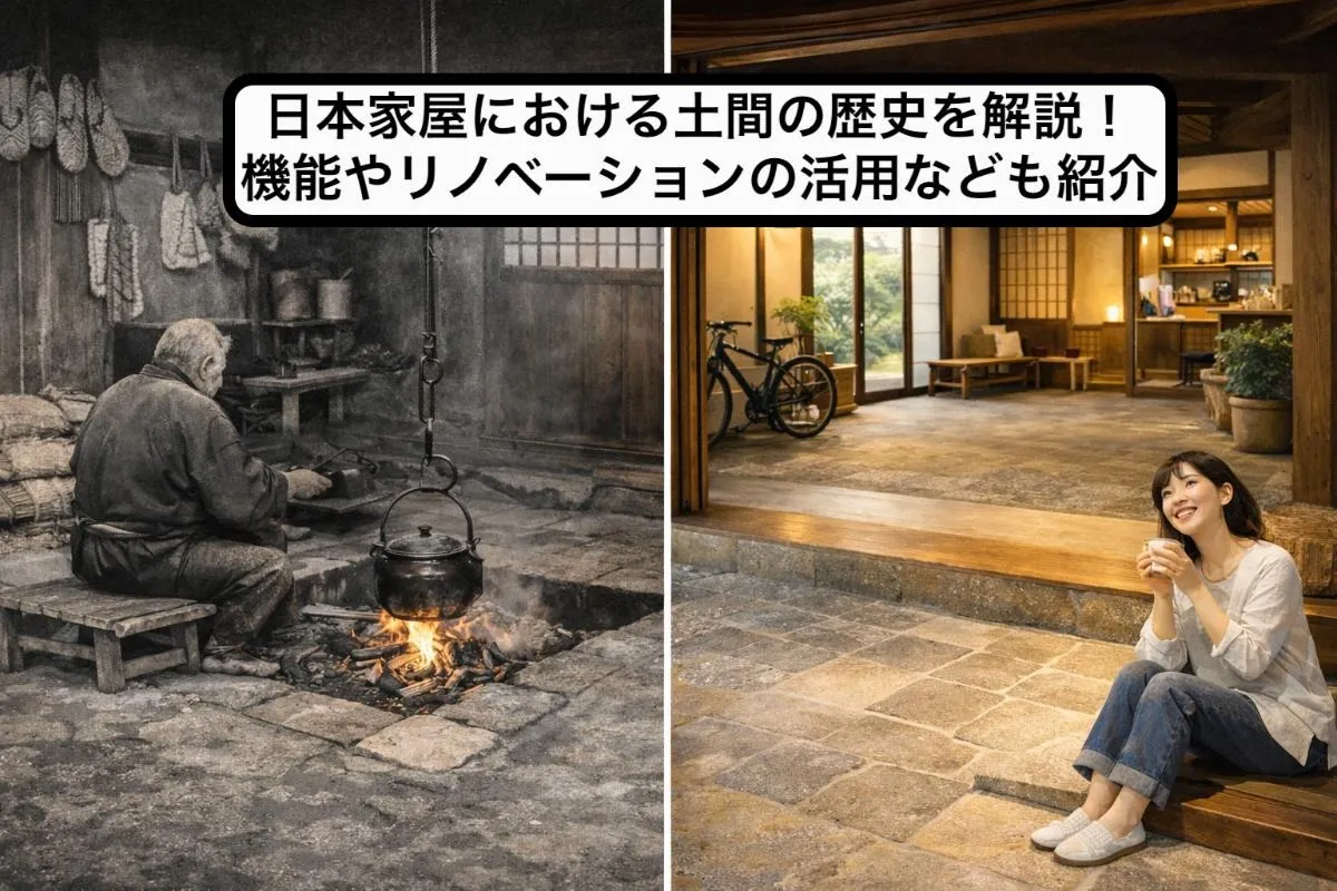 日本家屋における土間の歴史を解説！機能やリノベーションの活用なども紹介